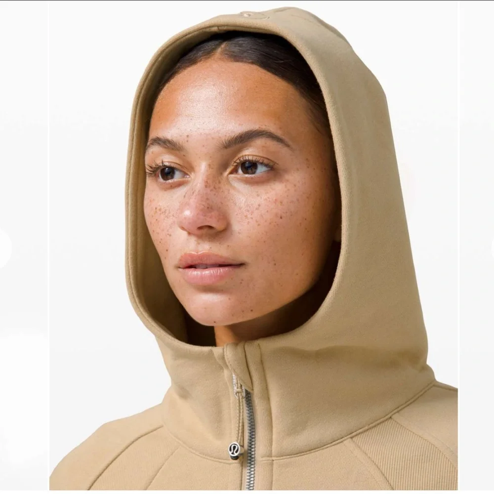 Lululemon Scuba Oversized 1/2 Zip Hoodie Trench - Picture 3 of 11